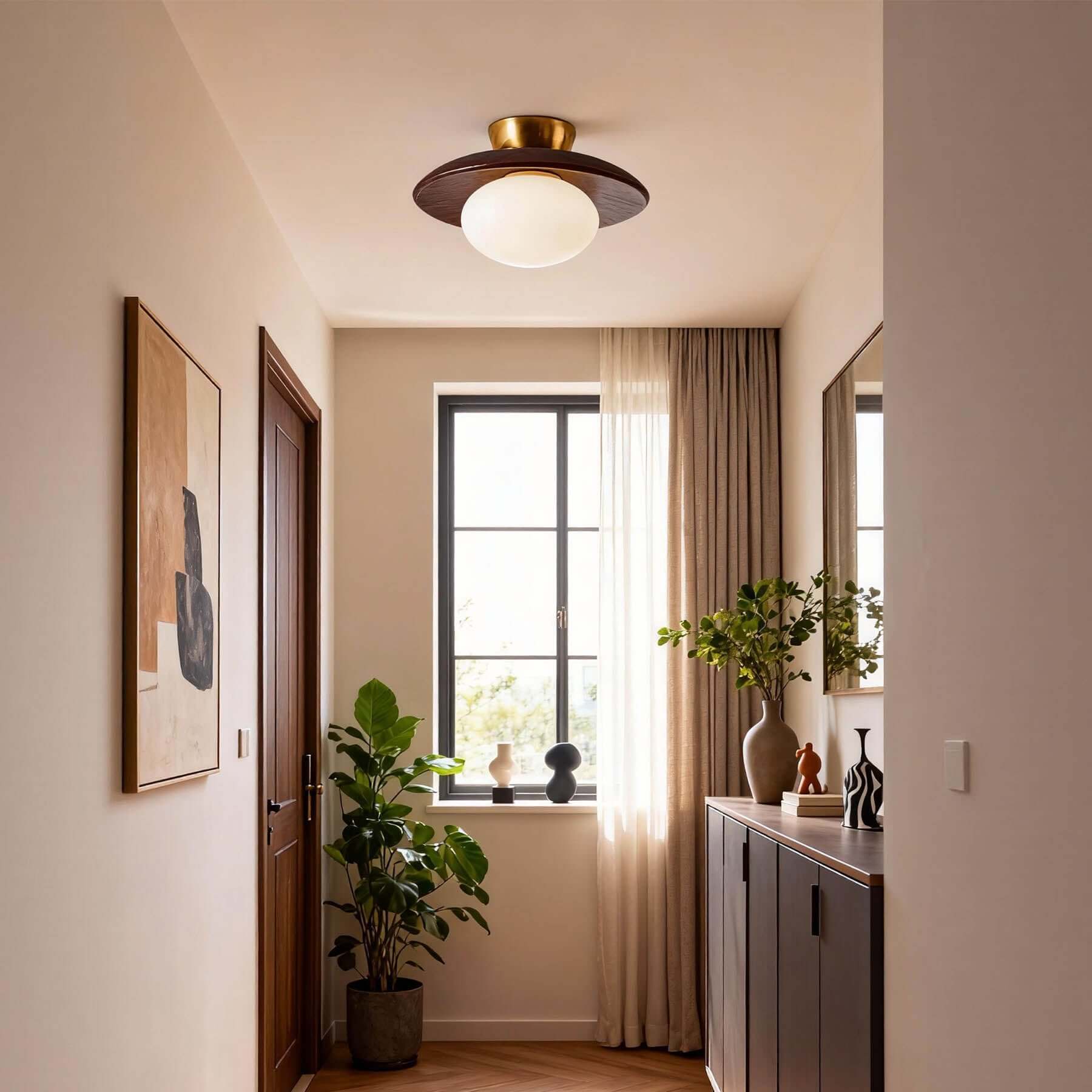 Plafonnier rond Belirento
