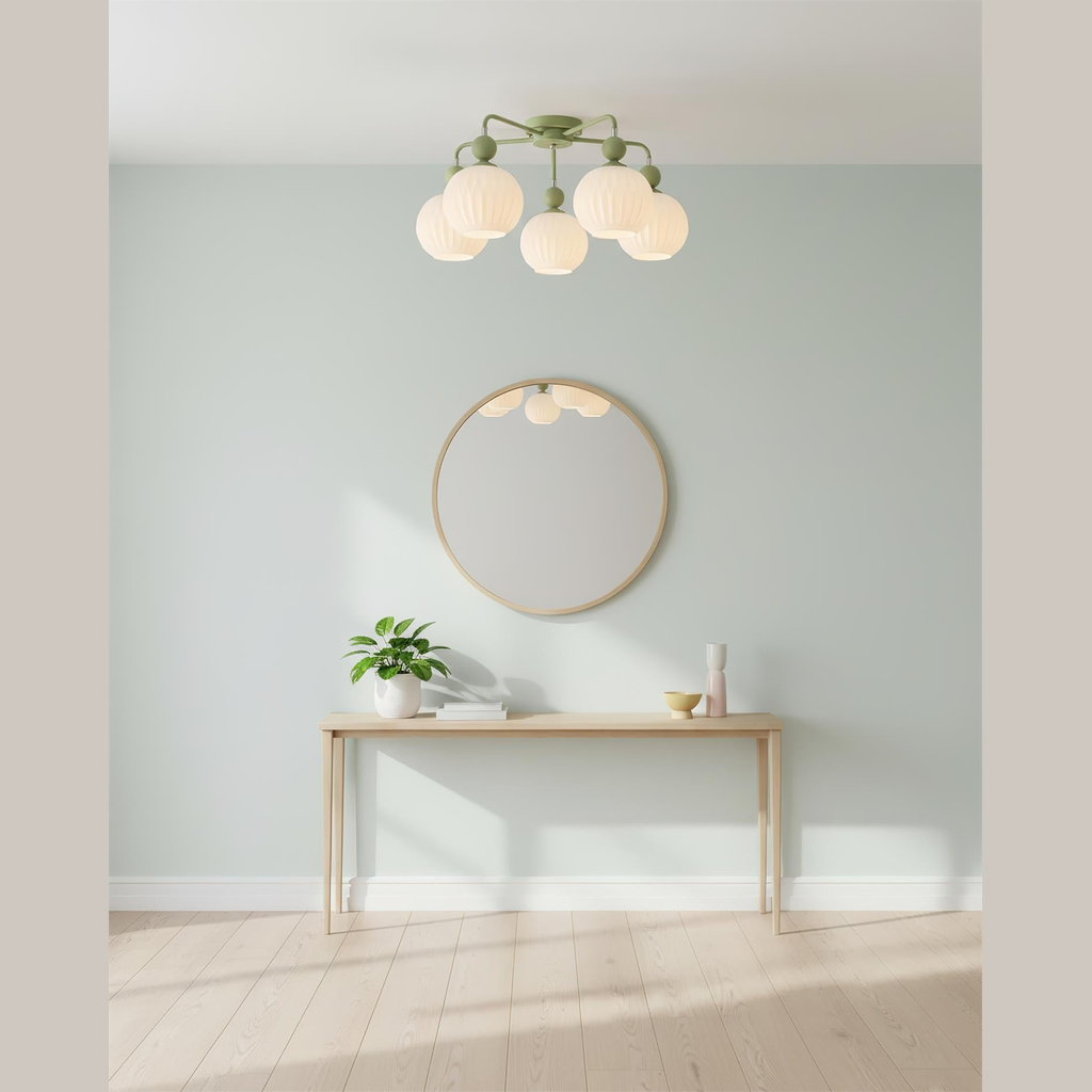 Plafonnier extérieur globe Seravora