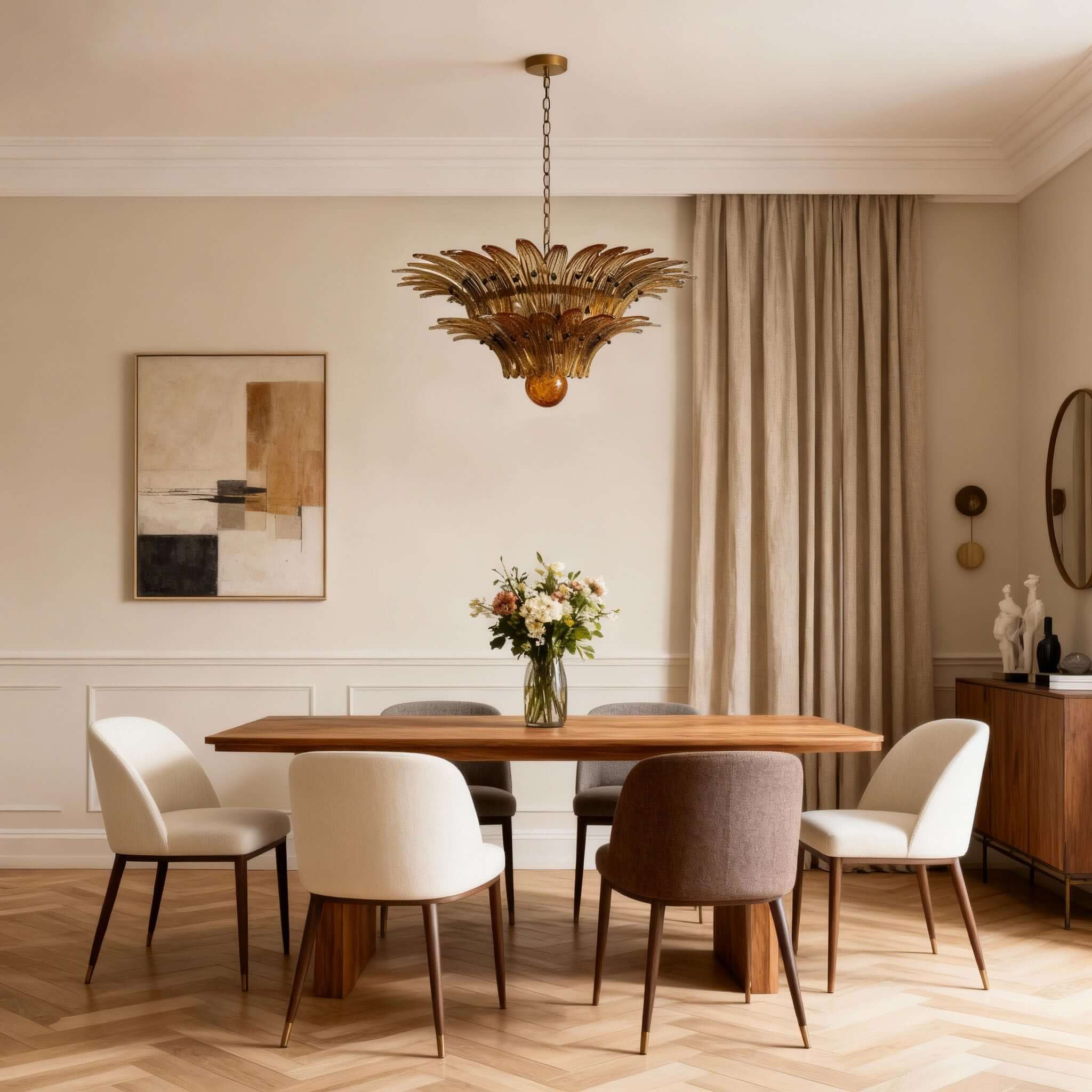 Lustre palmette Gaonac