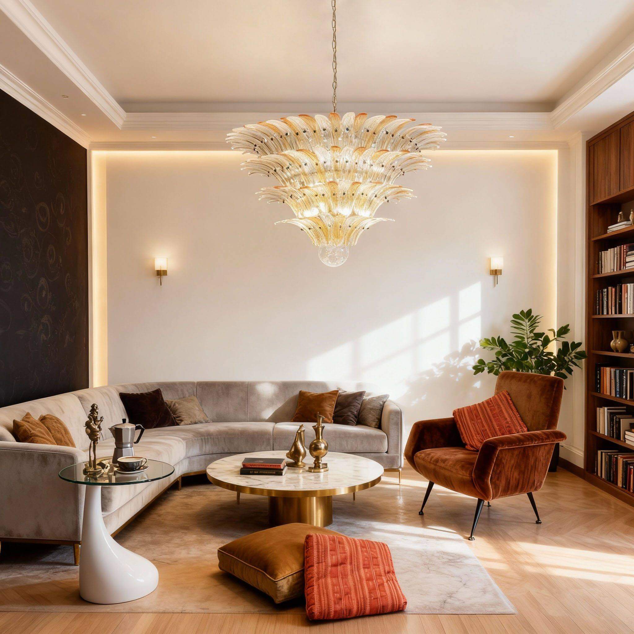 Lustre palmette Gaonac