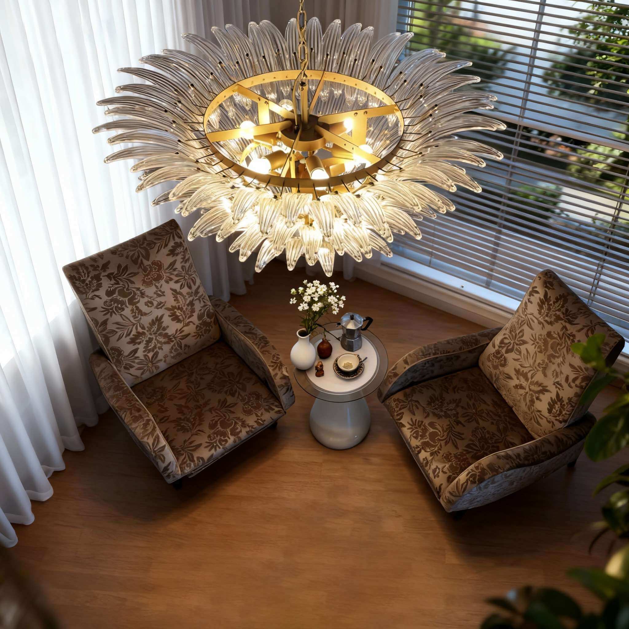 Lustre palmette Gaonac